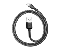 Baseus Kabel Cafule USB-A /Lightning 2.4A QC 3.0 0.5 m czarno-szary - 1502021 - zdjęcie 1